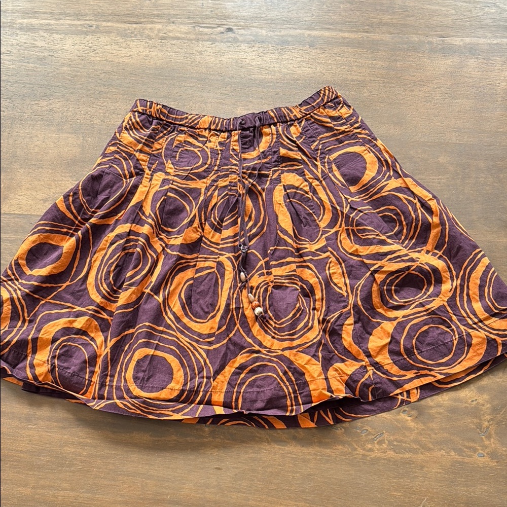 Old Navy Purple and Orange Mini Skater Skirt
